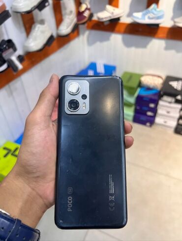 телефон покко: Poco X4 GT, Б/у, 128 ГБ, цвет - Черный