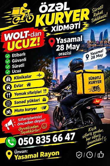 ozcan deniz konsert: Moto-kuryer tələb olunur — 1