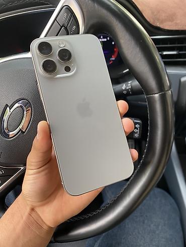 Мобильные телефоны и аксессуары: IPhone 16 Pro Max, Б/у, 512 ГБ, Natural Titanium — 1