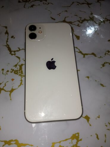 режим 12 с: IPhone 11, Б/у, 128 ГБ, Белый, Чехол, Коробка, Зарядное устройство, 79 %