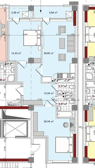Продажа квартир: 3 комнаты, 94 м², Элитка, 10 этаж, Евроремонт — 8