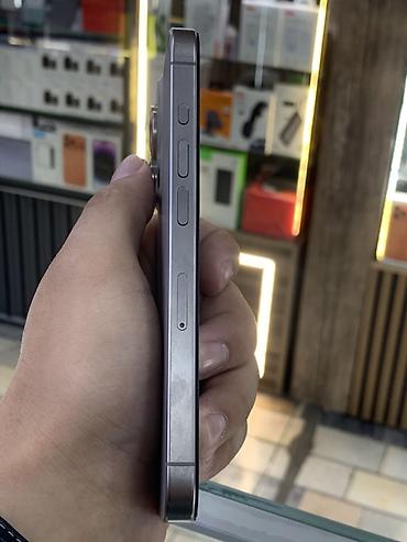 lalafo 14 pro: IPhone 15 Pro, Б/у, 256 ГБ, Natural Titanium, Защитное стекло, Чехол, 80 % — 6
