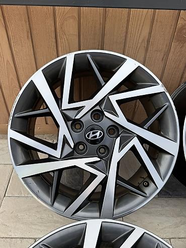 kia ключ: Литые Диски R 18 Hyundai, Комплект, отверстий - 5, Б/у — 4