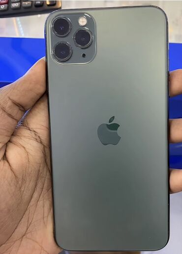iphone 14 pro max qiymət: IPhone 11 Pro Max, Matte Midnight Green