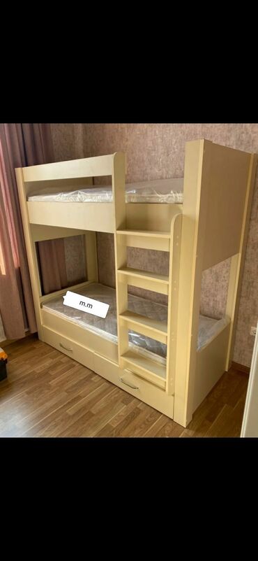 железная кровать односпальная: Oğlan və qız üçün, Yeni, Çarpayı, Matras ilə, Siyirməli, Laminat