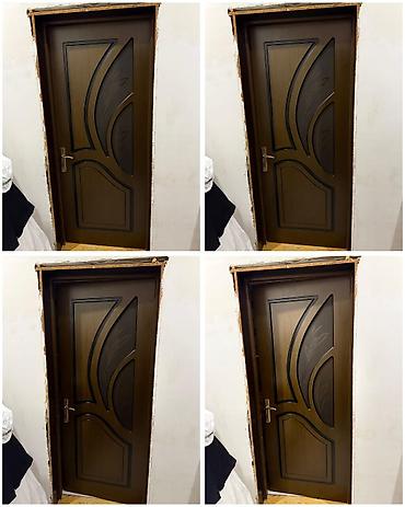 4 ədəd qapı satılır ədədi 60₼.təmiz taxtadır,zamokçərçivə daxil.Ölçü