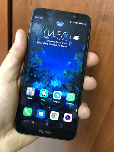 Honor: Honor 7A, 16 GB, rəng - Qara