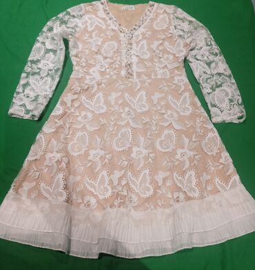 женские платья: Повседневное платье, Осень-весна, Короткая модель, 3XL (EU 46)