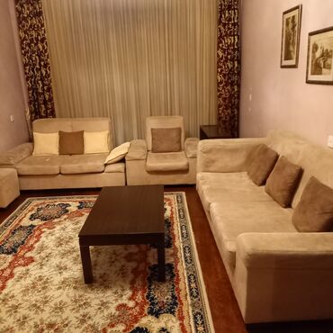Divan və kreslo dəstləri: İşlənmiş, Künc divan, Bazasız, Açılan