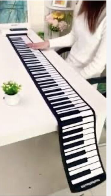 midi klaviş: Təcili Salam Silikon piano ideal veziyyetdə 1 ayın pianosudur 120