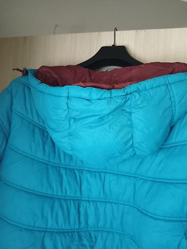 defacto jakne: 4F muška zimska jakna, veličina L. - Boja: tirkizno plava spolja — 2