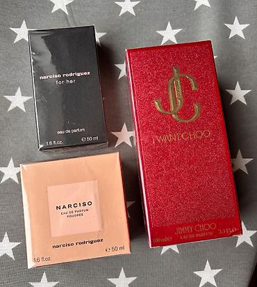 narciso: Narciso Poudre 50 ml 120azn Narciso For Her 50 ml 120azn Jimmy Choo I — 1