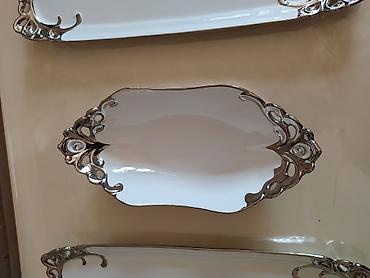 Nahar dəstləri və servizlər: Nahar dəsti, rəng - Ağ, Farfor — 14