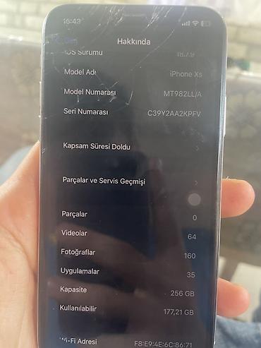 iphona 6 plus: IPhone Xs, 256 GB, Gümüşü, Face ID — 2