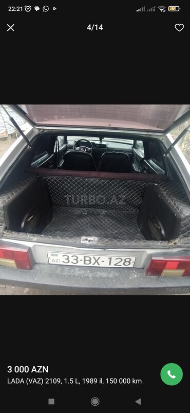 VAZ (LADA): VAZ (LADA) 2109: 1.5 l | Hetçbek — 8