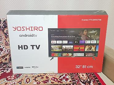 Телевизоры: Yoshiro Android TV – 32” (81 sm) HD TV, model: S series YTV-32HTA770B — 4