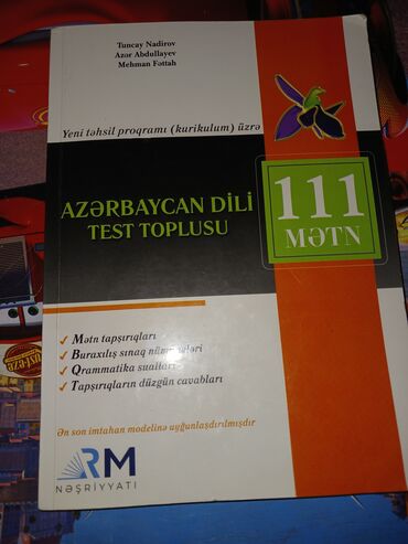 az dili mətn toplusu: Azərbaycan dili 111 mətn test toplusu. yenidir bu il