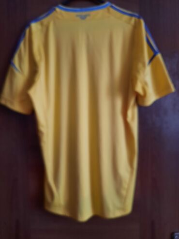 Futbolkalar: Futbolka, Adidas, L, rəng - Sarı — 2
