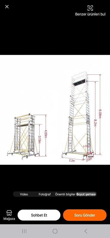 Nərdivanlar: Bu qatlanan çoxməqsədli nərdivan müxtəlif işlər üçün uyğun olan -da lalafo.az — 10 Nərdivanlar: Bu qatlanan çoxməqsədli nərdivan müxtəlif işlər üçün uyğun olan — 10