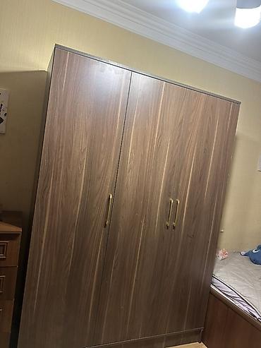cerez: Dörd qapılı paltar dolabı - Material: Ağac teksturalı laminat — 2