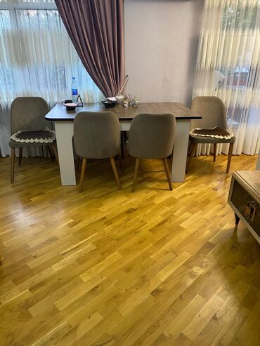 Masa və oturacaq dəstləri: Masa desti. 250azn. 6 stulla. ünvan nargile(9798)*Tehi