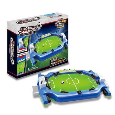 mini maşin: Təsvir Mini futbol oyun paketinə hər oyun tərəfində 4 inteqrasiya