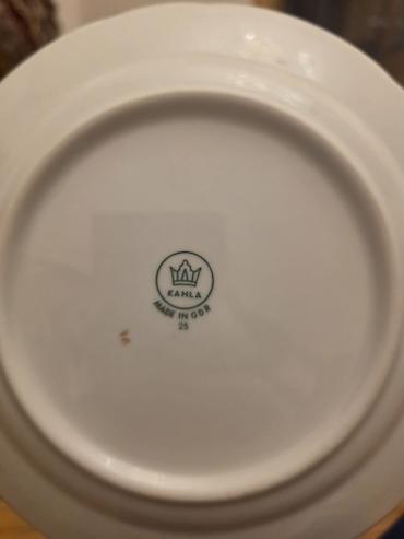 kofeyni: Çay dəsti, rəng - Bej, Farfor, 6 nəfərlik, Almaniya — 2