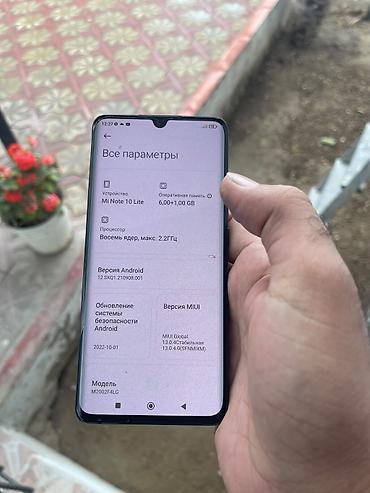 m8 lite: Xiaomi Mi Note 10 Lite, 64 GB, rəng - Qara, 
 Barmaq izi — 2