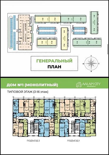 Новостройки от застройщика: 1 комната, 64 м² — 3