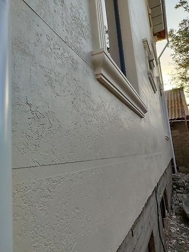 Фасадные работы: Делаем фасадные работы. краски, травертин, утепление, багеты. На любой — 13