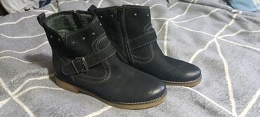 обувь мужская зима: Ботинки и ботильоны 38, цвет - Черный