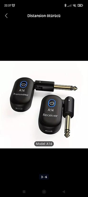 kabelsiz: Yeni Simsiz (Bluetooth) Mikrofon Ünvandan götürmə — 3