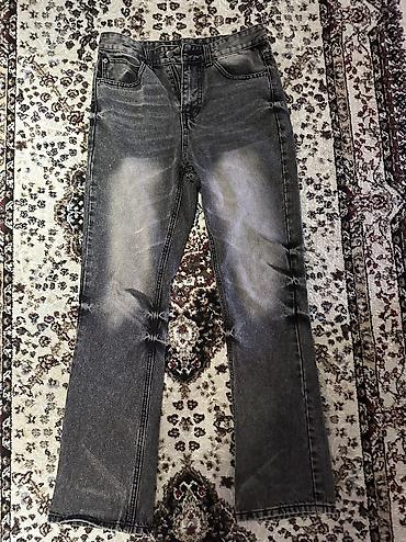 ретро вещи: Black bootcut jeans размер S (165-175) — 1