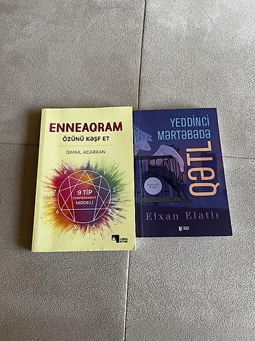 Kitab dəsti Kitablar ayrılıqda 6 manatdır hər biri tərtəmizdir gönül