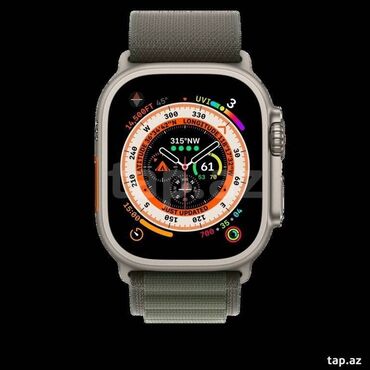 Qol saatları: Apple Watch Ultra Green Alpine Loop 49mm kəməri. Orijinal yeni və — 8