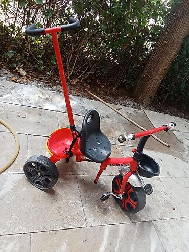 velosiped boyuk: Uşaq üçtəkərli velosipedi – BaoRun - Rəng: qırmızı-qara - 3 təkərli — 3