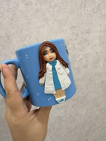 stranger things figur: Fincanlar, rəng - Mavi, Keramika, 1 əd — 1