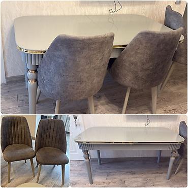 Qonaq otağı üçün, İşlənmiş, Kvadrat masa, 4 stul lalafo.az -da Qonaq otağı üçün, İşlənmiş, Kvadrat masa, 4 stul