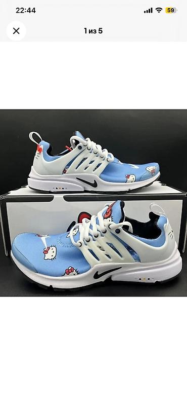 bona обувь: Кроссовки, 37.5, 38, Nike, Новый, цвет - Голубой, Платная доставка, Самовывоз — 3