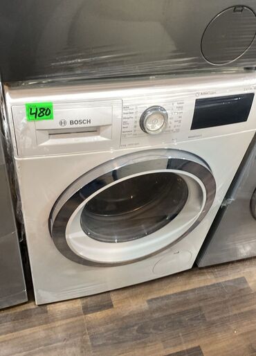 Paltaryuyan maşınlar: Paltaryuyan maşın Bosch, 8 kq, Avtomat, Qurutmasız