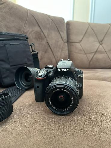 Nikon D3300 DSLR fotoaparat dəsti Daşı ölüb ve zaryatkası yoxdu sadece