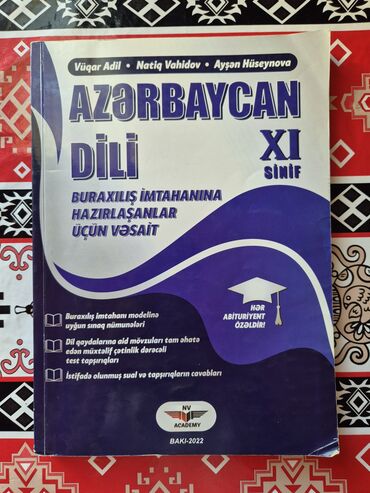Kitab yaxşı vəziyyətdədir,11 ci sinif abituriyentlər üçündü