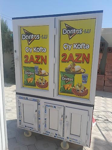 Будки, киоски: Sürgülü pəncərəli mobil satış köşkü - Material: alüminium/profil — 6