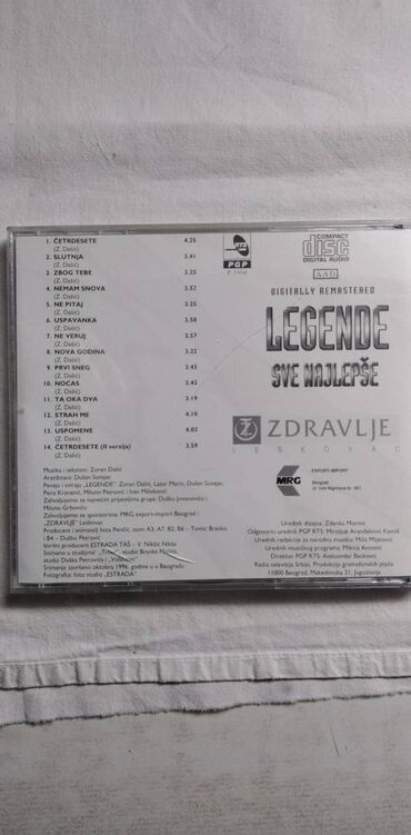 Knjige i stripovi: CD narodne II,cena za kom — 16