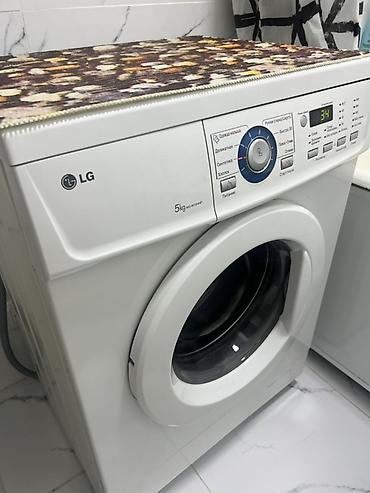 установка калонки: Стиральная машина б/у LG, фронтальная загрузка Основные — 3