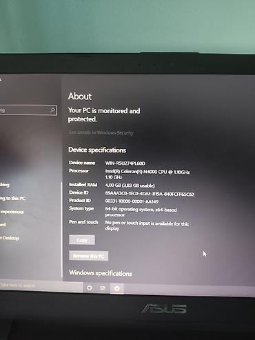 ASUS: İşlənmiş ASUS Vivobook, 15.6 ", Intel Celeron, < 128 GB, Pulsuz çatdırılma, Ünvandan götürmə — 3