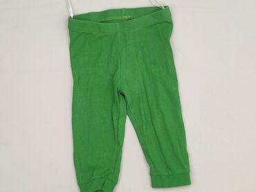 legginsy ze wstawkami ze skóry: Legginsy, 3-6 miesięcy, stan - Idealny