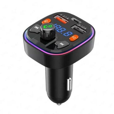 блютуз динамик: FM-трансмиттер Bluetooth MP3 PD18W+QC3.0 с функцией быстрой зарядки