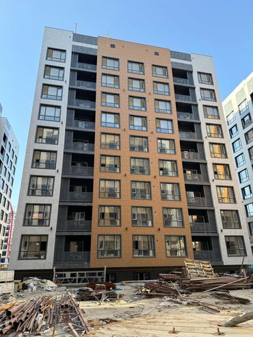 ала арча отель: 2 комнаты, 85 м², 108 серия, 9 этаж, ПСО (под самоотделку)