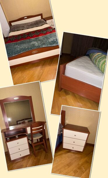 тумбочки для спальни: Taxt trumo ve 1 ed tumba. Dolab yoxdur. 250 man. Baza yoxdur. Seliqeli